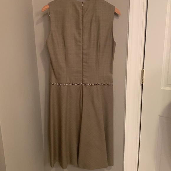 Alain Manoukian 2 Piece Suit Set (Dress & Blazer) with Leopard accent - Picture 10 of 12